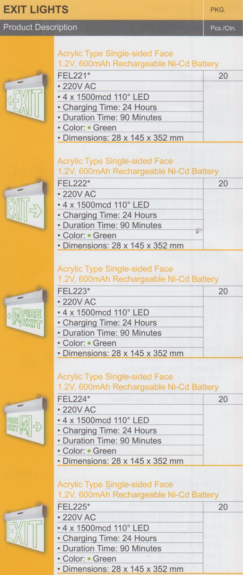 Lightings - Exit Lights 1